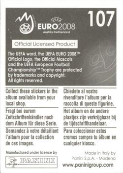 2008 Panini UEFA Euro 2008 Stickers #107 Fernando Meira Back