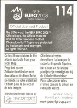 2008 Panini UEFA Euro 2008 Stickers #114 Tiago Back