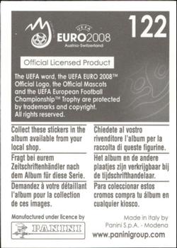 2008 Panini UEFA Euro 2008 Stickers #122 Nuno Gomes Back
