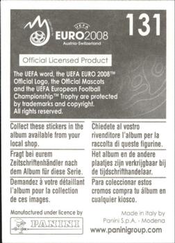 2008 Panini UEFA Euro 2008 Stickers #131 Servet Cetin Back