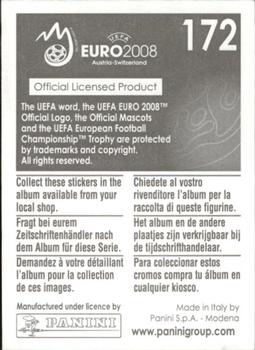 2008 Panini UEFA Euro 2008 Stickers #172 Roman Kienast Back