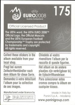 2008 Panini UEFA Euro 2008 Stickers #175 Jurgen Macho Back