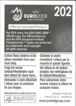 2008 Panini UEFA Euro 2008 Stickers #202 Official Mascots Back