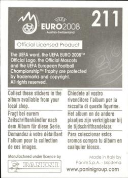 2008 Panini UEFA Euro 2008 Stickers #211 Clemens Fritz Back