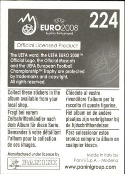2008 Panini UEFA Euro 2008 Stickers #224 Mario Gomez Back