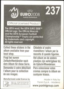 2008 Panini UEFA Euro 2008 Stickers #237 Jacek Bak Back