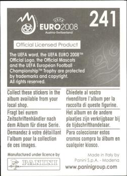 2008 Panini UEFA Euro 2008 Stickers #241 Jakub Blaszczykowski Back