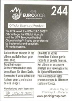 2008 Panini UEFA Euro 2008 Stickers #244 Grzegorz Bronowicki Back