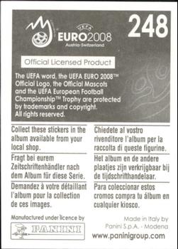 2008 Panini UEFA Euro 2008 Stickers #248 Artur Wichniarek Back