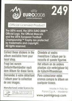 2008 Panini UEFA Euro 2008 Stickers #249 Ireneusz Jelen Back