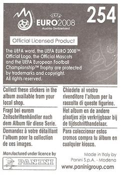 2008 Panini UEFA Euro 2008 Stickers #254 Official Mascots Back