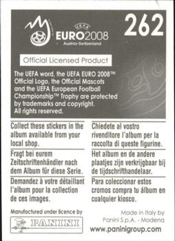2008 Panini UEFA Euro 2008 Stickers #262 Wilfred Bouma Back