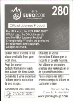 2008 Panini UEFA Euro 2008 Stickers #280 Official Mascots Back