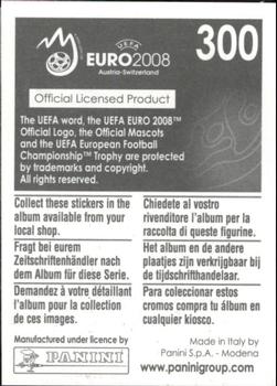 2008 Panini UEFA Euro 2008 Stickers #300 Fabio Quagliarella Back