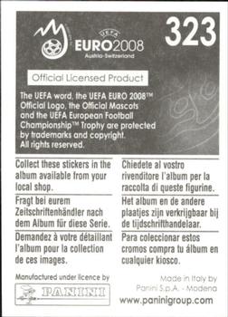 2008 Panini UEFA Euro 2008 Stickers #323 Florentin Petre Back