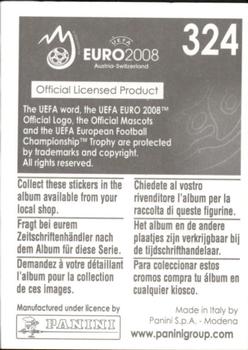 2008 Panini UEFA Euro 2008 Stickers #324 Razvan Cocis Back
