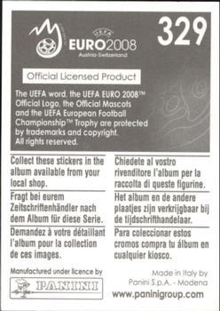 2008 Panini UEFA Euro 2008 Stickers #329 Ciprian Marica Back