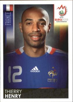 2008 Panini UEFA Euro 2008 Stickers #355 Thierry Henry Front