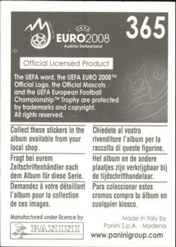 2008 Panini UEFA Euro 2008 Stickers #365 Traianos Dellas Back