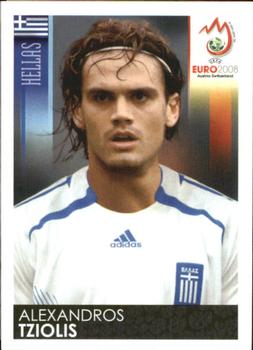 2008 Panini UEFA Euro 2008 Stickers #372 Alexandros Tziolis Front
