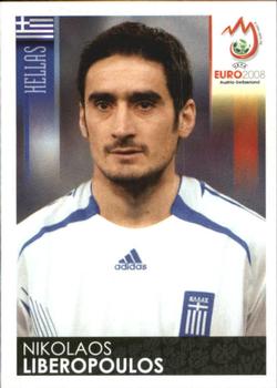 2008 Panini UEFA Euro 2008 Stickers #377 Nikolaos Liberopoulos Front