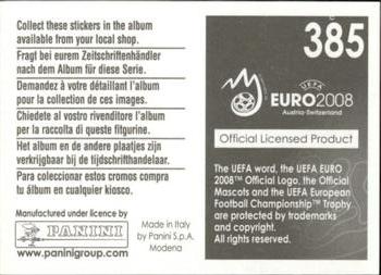 2008 Panini UEFA Euro 2008 Stickers #385 Team Photo (puzzle 1) Back