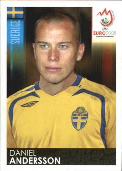 2008 Panini UEFA Euro 2008 Stickers #398 Daniel Andersson Front