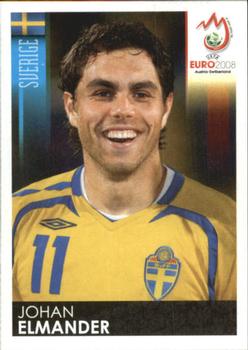 2008 Panini UEFA Euro 2008 Stickers #405 Johan Elmander Front