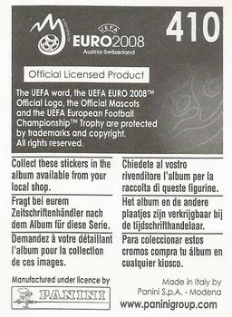 2008 Panini UEFA Euro 2008 Stickers #410 Official Mascots Back