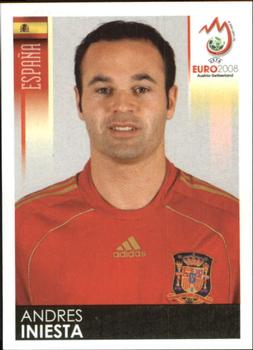 2008 Panini UEFA Euro 2008 Stickers #428 Andres Iniesta Front