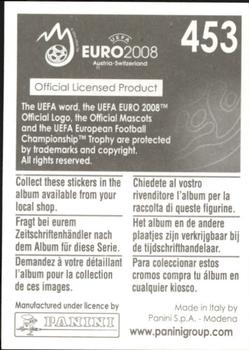 2008 Panini UEFA Euro 2008 Stickers #453 Dmitri Torbinski Back