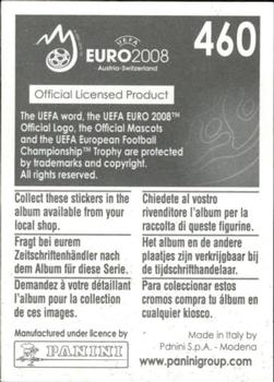 2008 Panini UEFA Euro 2008 Stickers #460 Dmitri Sychev Back