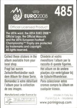 2008 Panini UEFA Euro 2008 Stickers #485 Gokhan Inler Back