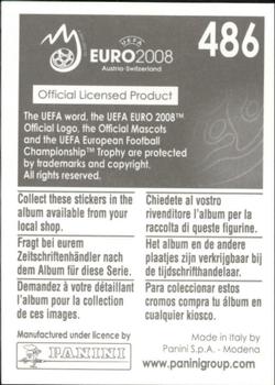 2008 Panini UEFA Euro 2008 Stickers #486 Rene Aufhauser Back