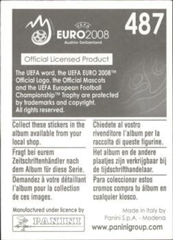 2008 Panini UEFA Euro 2008 Stickers #487 Euzebiusz Smolarek Back