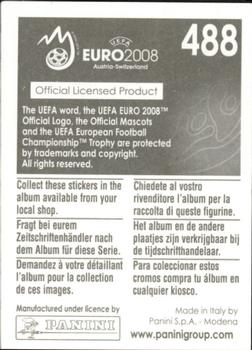 2008 Panini UEFA Euro 2008 Stickers #488 Bernd Schneider Back