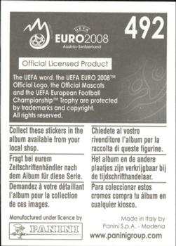 2008 Panini UEFA Euro 2008 Stickers #492 Deco Back