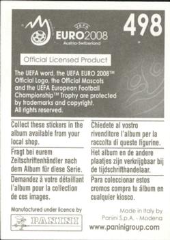 2008 Panini UEFA Euro 2008 Stickers #498 Clarence Seedorf Back