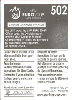 2008 Panini UEFA Euro 2008 Stickers #502 Franck Ribery Back