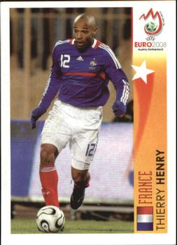 2008 Panini UEFA Euro 2008 Stickers #515 Thierry Henry Front