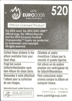 2008 Panini UEFA Euro 2008 Stickers #520 Ruud Van Nistelrooy Back