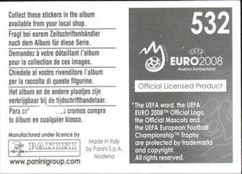 2008 Panini UEFA Euro 2008 Stickers #532 1992 Denmark Back