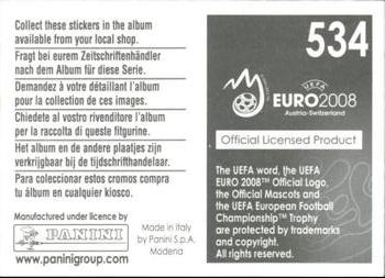 2008 Panini UEFA Euro 2008 Stickers #534 2000 France Back
