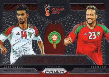 2018 Panini Prizm FIFA World Cup - Connections #C-13 Mbark Boussoufa / Rachid Alioui Front