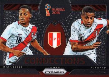 2018 Panini Prizm FIFA World Cup - Connections #C-15 Andre Carrillo / Andy Polo Front