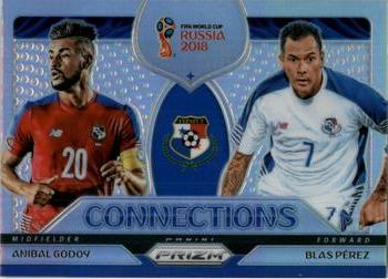 2018 Panini Prizm FIFA World Cup - Connections Prizms Silver #C-14 Blas Perez / Anibal Godoy Front