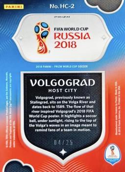 2018 Panini Prizm FIFA World Cup - Host Cities Prizms Mojo #HC-2 Volgograd Back