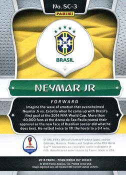 2018 Panini Prizm FIFA World Cup - Scorers Club #SC-3 Neymar Jr Back