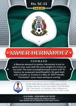 2018 Panini Prizm FIFA World Cup - Scorers Club #SC-13 Javier Hernandez Back
