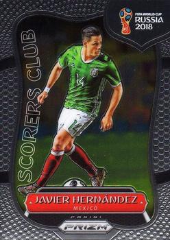 2018 Panini Prizm FIFA World Cup - Scorers Club #SC-13 Javier Hernandez Front